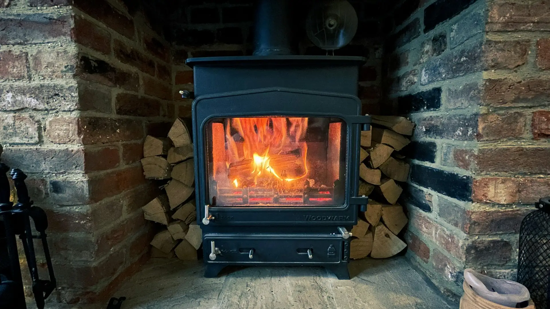 Two logs to wake it up